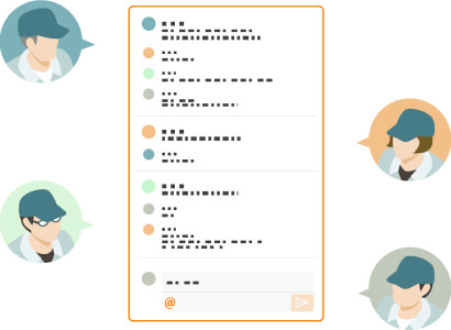 Conversation threads along with 3D models for full context